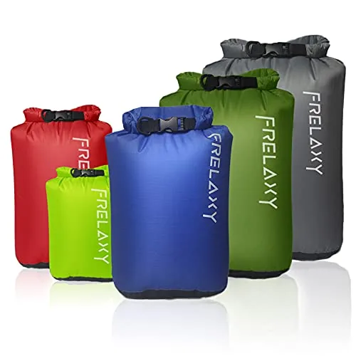 Frelaxy 5-Pack Dry Sacks 3L to 20L Ultralight Set