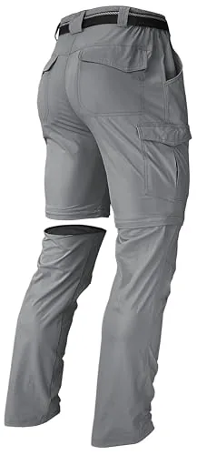 AREOUTS Convertible Zip-Off Hiking Pants Lightweight