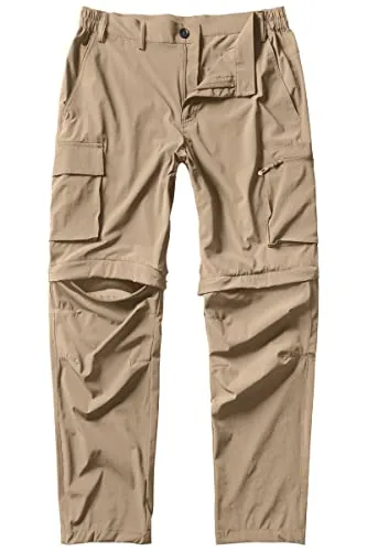 Gash Hao Convertible Hiking Pants Zip-Off Lightweight