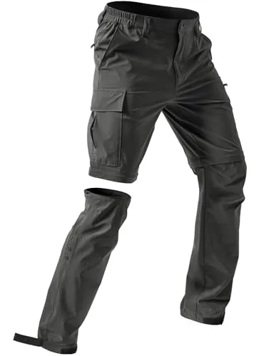 Moosehill Convertible Hiking Pants Quick-Dry 4-Way Stretch