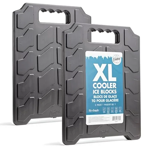 Fit & Fresh XL Slim Ice Blocks 10x13in 2-Pack