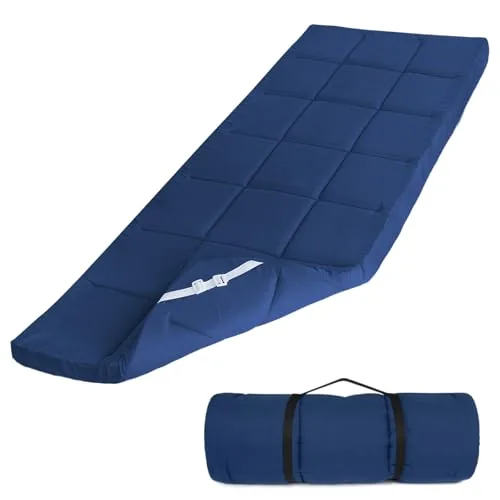 SPRINGSPIRIT Cot Mattress Topper 75x30in 2in Foam Quilted Pad
