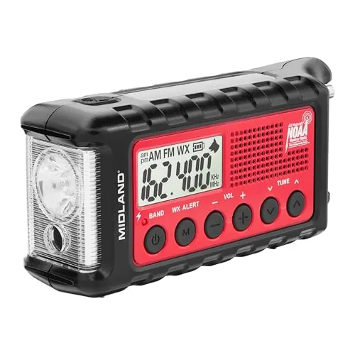 Midland ER310 Emergency Crank Weather Radio