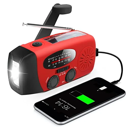 RunningSnail MD-088S Hand Crank NOAA Weather Radio