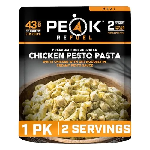 Peak Refuel Chicken Pesto Pasta High-Protein Freeze-Dried Meal