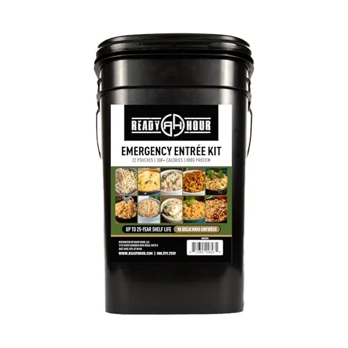 Ready Hour 120-Serving Freeze-Dried Entree Bucket