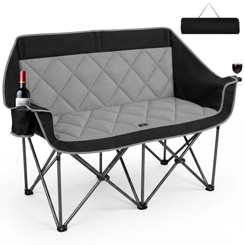 Romswi Double Camping Chair 750lb Loveseat