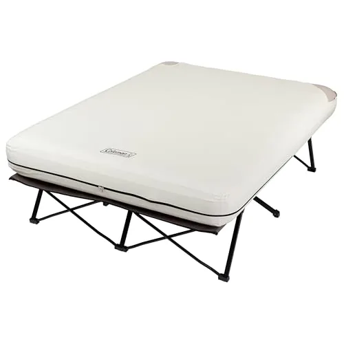 Coleman Queen Airbed Cot with Side Table
