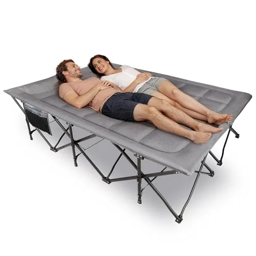 RedSwing 2-Person Camping Cot 59in Wide with Mattress