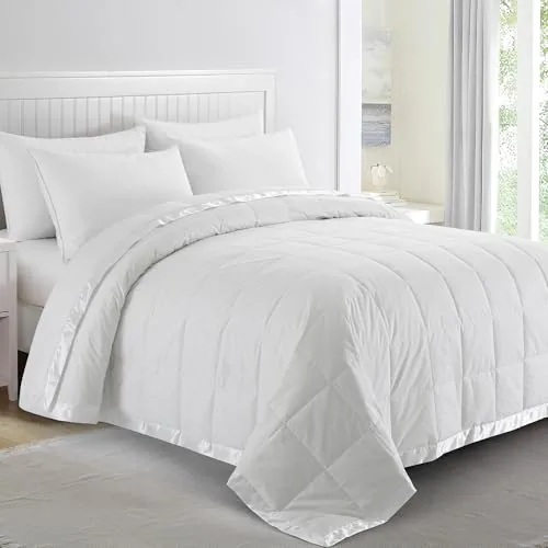 puredown 90x90 Down Blanket 75% Down Satin Trim