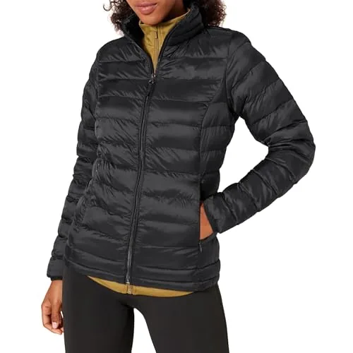 Amazon Essentials Women's Packable Puffer Jacket Black