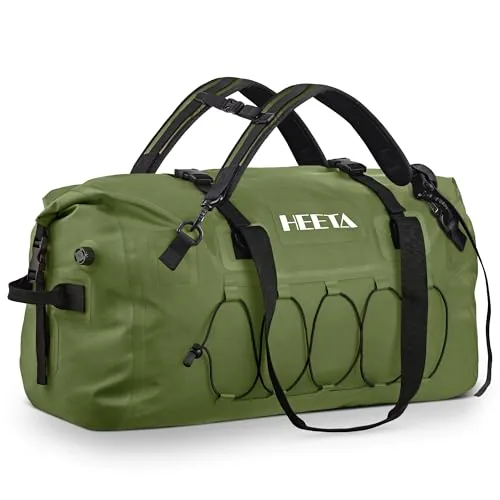 HEETA 60L Waterproof Roll-Top Duffel Dry Bag