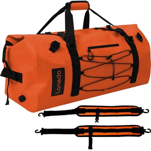 Lanedo 80L PVC Roll-Top Waterproof Duffel Bag