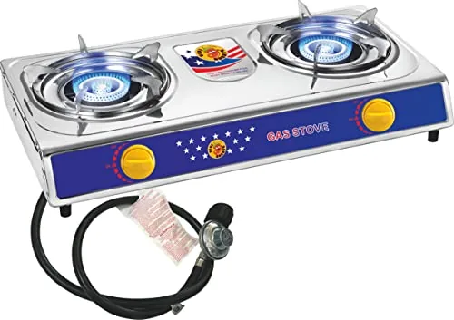 Vivicreate 2-Burner 20000 BTU Portable Propane Stove