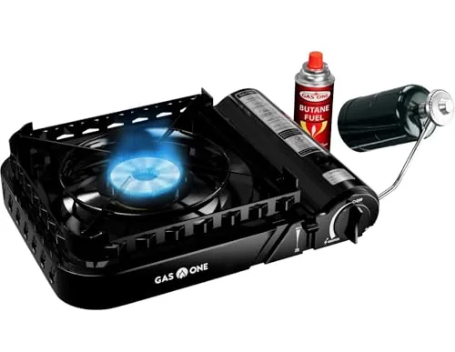 Gas One GS-3900PB Dual Fuel Camping Stove 15K BTU