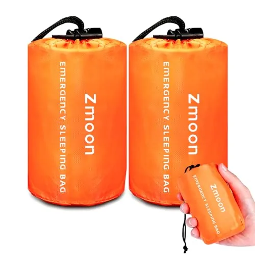 Zmoon Mylar Bivy Sack Emergency Sleeping Bag 2-Pack