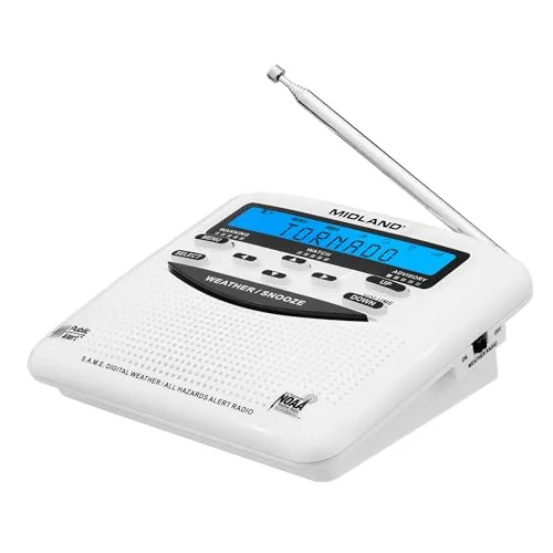 Midland WR120B NOAA Weather Alert Radio with SAME