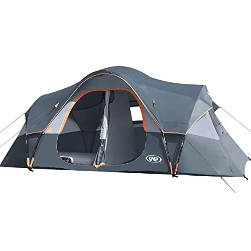 UNP 10-Person Family Camping Tent 18x9ft 2-Room