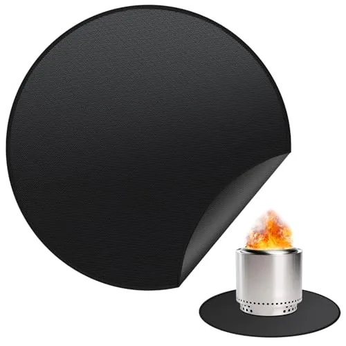 Rumlick 36-Inch Fireproof Fiberglass Fire Pit Mat