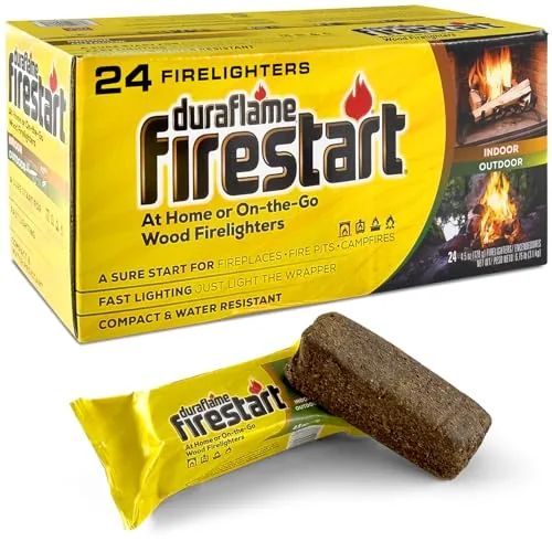 Duraflame Fire Starter Logs Indoor Outdoor 24 Pack