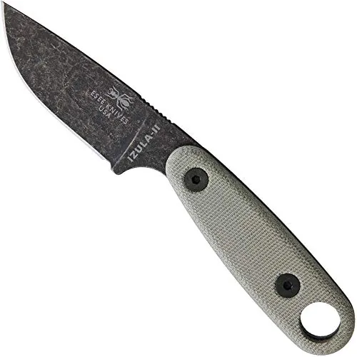 ESEE Izula-II Fixed Blade with Micarta Handle Black Oxide