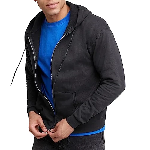 Hanes EcoSmart Full-Zip Hoodie Cotton Fleece