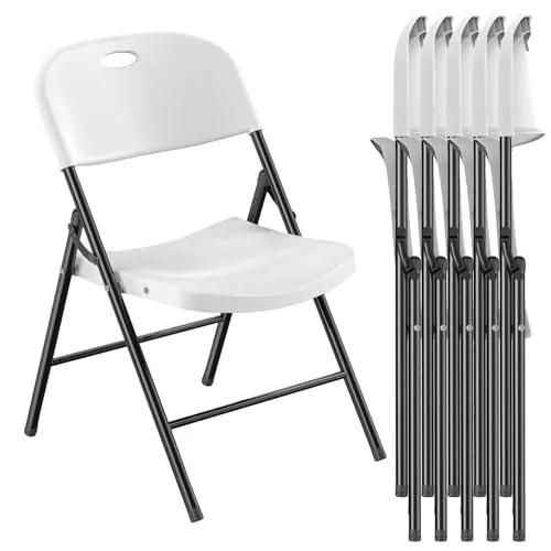 Nazhura Heavy Duty Folding Chair 350 lb Capacity