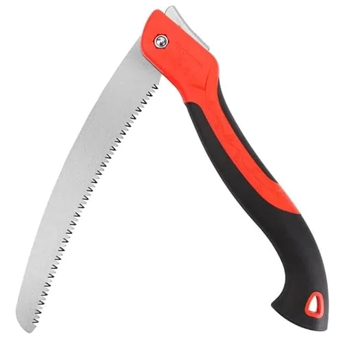WEIMELTOY 10-Inch Folding Pruning Saw SK5 Curved Blade