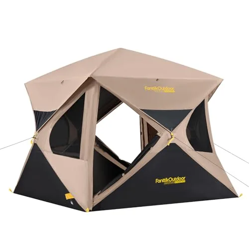 FanttikOutdoor Alpha C4 Ultra 4-Person Pop-Up Cabin Tent