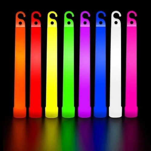 PartySticks 6-Inch Glow Sticks 30-Pack Assorted Colors