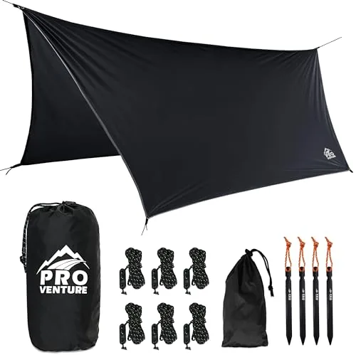 Pro Venture 12x9ft Hex Rain Fly PU3000 Ripstop