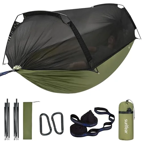Sunyear Hammock Tent with No-See-Um Mosquito Net