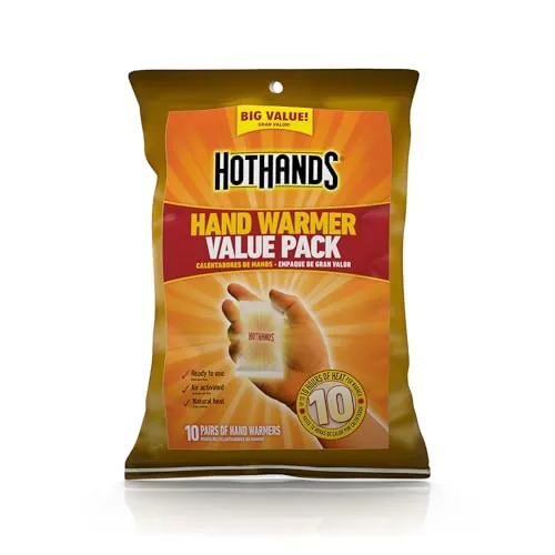 HotHands Hand Warmers 10-Pack, 10-Hour Heat