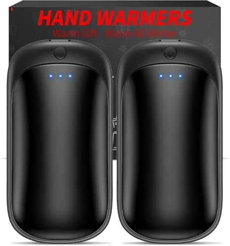 Lerat Rechargeable Hand Warmers 2-Pack Flat Design