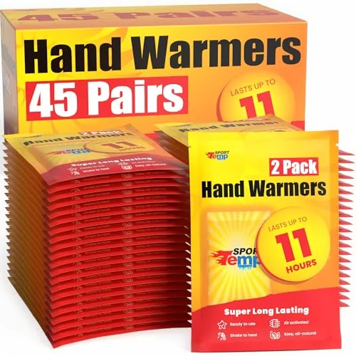 Sport Temp Hand Warmers 45 Pairs 11-Hour Heat