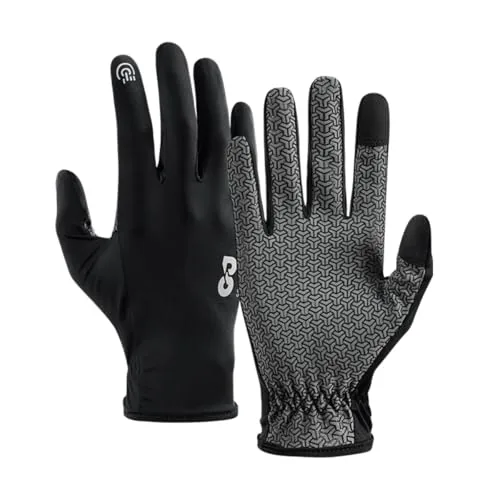 SUJAYU Thin Full-Finger UV Hiking Gloves Touchscreen