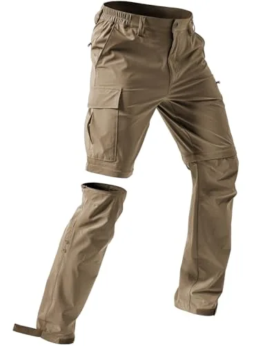 Moosehill Convertible Hiking Pants Quick-Dry 4-Way Stretch