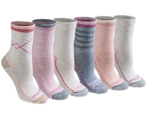 Dickies Dri-Tech Mid-Crew Moisture Wicking Socks 6-Pack