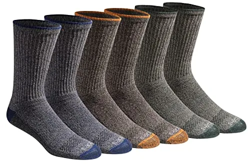 Dickies Dri-Tech Moisture Control Crew Socks 6-Pack