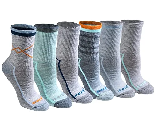 Dickies Dri-Tech Moisture Wicking Mid-Crew Socks 6-Pack