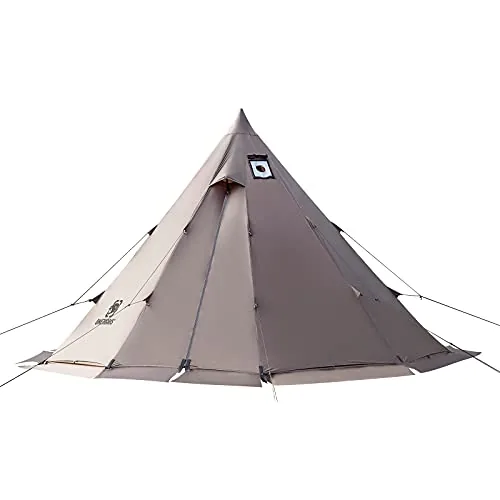 OneTigris 6-Person Teepee Hot Tent with Stove Jack