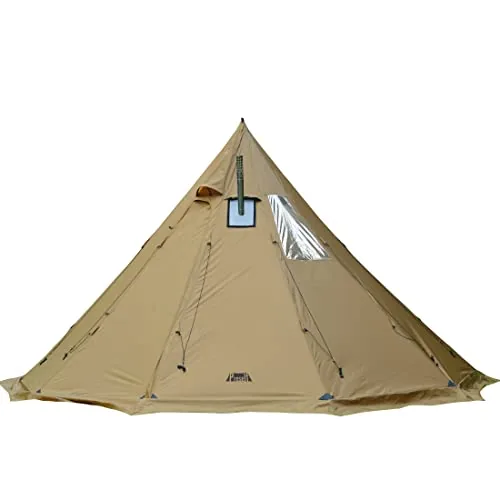 Preself T3 XL Tipi Hot Tent 4-6 Person Stove Jack
