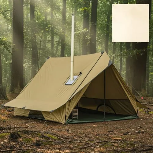 Soulchen Hot Tent with Stove Jack 2-3 Person