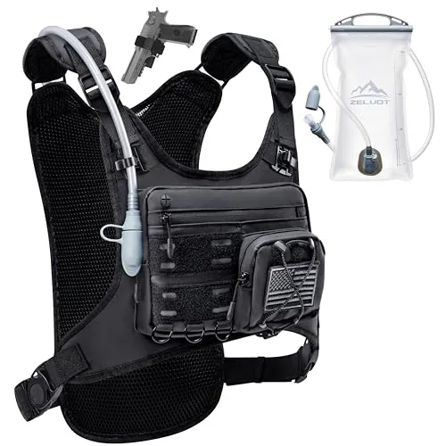 Zelvot 2L Hydration Running Vest with Reflective Strips