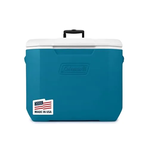Coleman 60qt Rolling Cooler with Wheels USA-Made