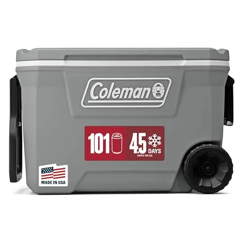 Coleman Classic 62-Qt Rolling Cooler with 5-Day Ice