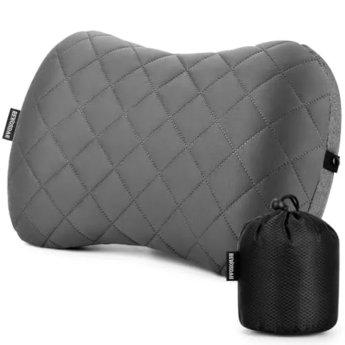 Rewondah Inflatable Camping Pillow with Removable Cover