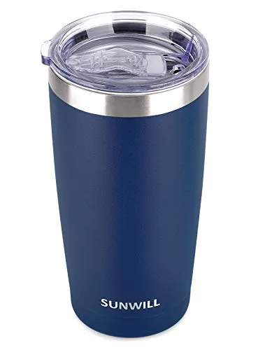 SUNWILL 20 oz Insulated Travel Tumbler Navy