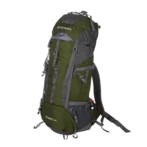 Stansport 50L Internal Frame Pack with Rain Cover