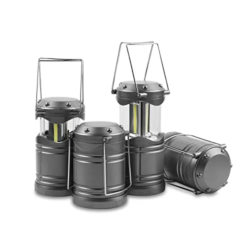 Lichamp 4-Pack Collapsible LED Camping Lanterns 350lm